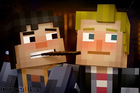 Minecraft Story Mode Pockygame By Gazillka On Deviantart