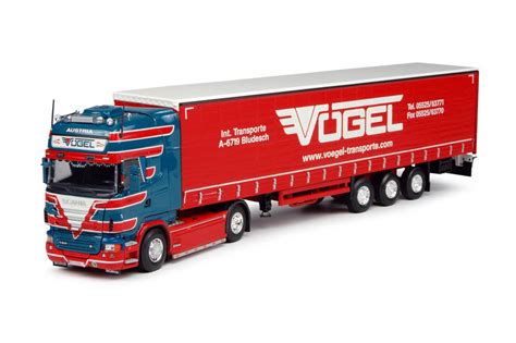 Herpa Scania R TL Gardinenplanen Sattelzug Vögel Bludesch 80463968