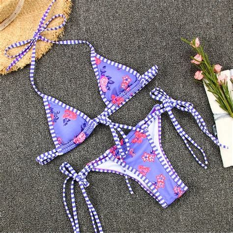 Nakd Beach Swim Lilac Blossom Two Piece Floral Bikini Set Poshmark