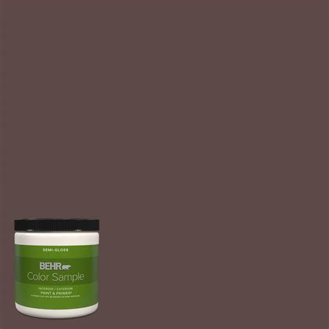 Behr Premium Plus Oz Mq Chocolate Soul Semi Gloss Interior