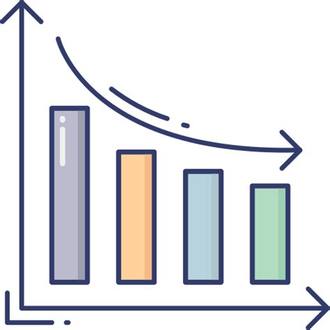 Bar Graph Dinosoft Lineal Color Icon