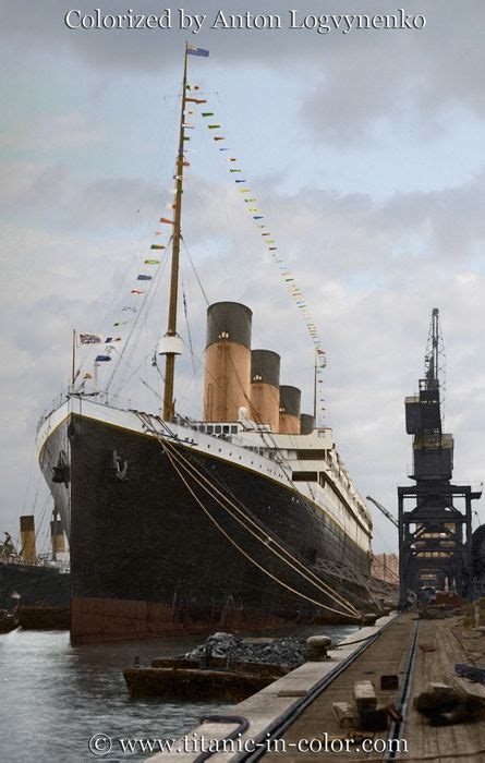 Real Titanic Ship In Color