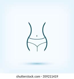 Womans Waist Icon Stock Vector Royalty Free Shutterstock