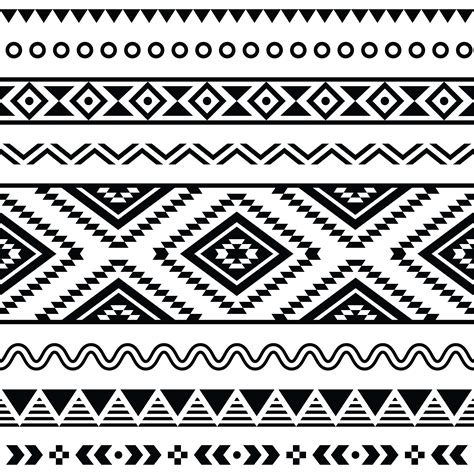 Aztec Print Vector At Vectorified Collection Of Aztec Print