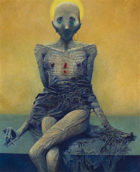 Zdzisław Beksiński on Twitter 1969 painting Beksinski