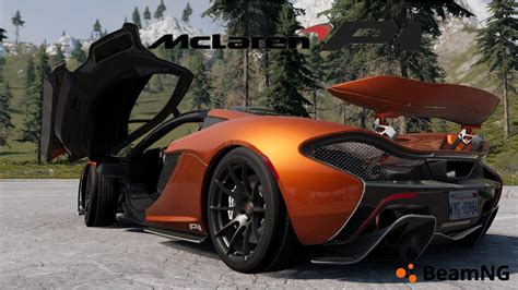 Mclaren P1 Beamngg29 Logitech Wheel And Pedals Youtube