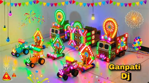 New Ganesh Krishna Gauri Puja Navratri Durga Maiya Big Dj Truck