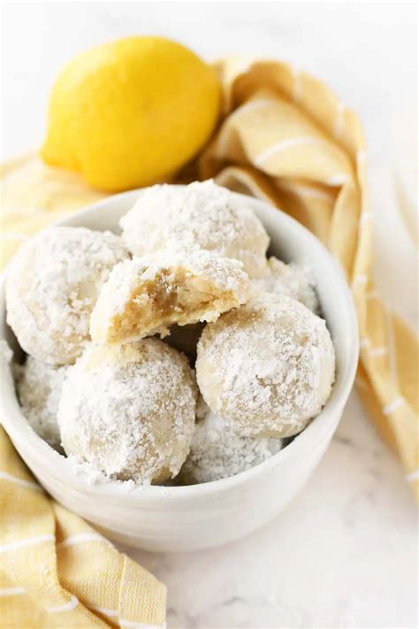 Lemon Snowball Cookies Savvy Saving Couple