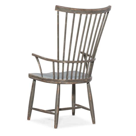 Hooker Furniture Marzano Solid Wood Windsor Back Arm Chair Wayfair