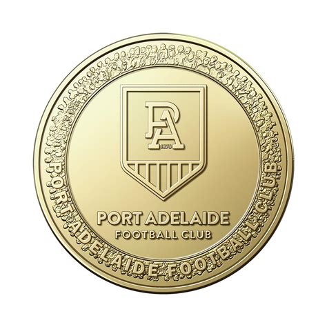 Afl Port Adelaide Postal Numismatic Cover Afl Collectable Coins