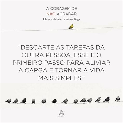 Livro a coragem de não agradar Yogateria