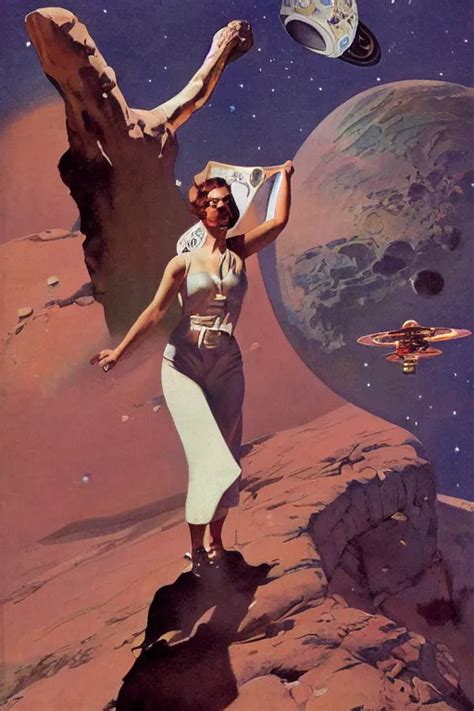 S Pulp Scifi Fantasy Illustration Full Body Stable Diffusion