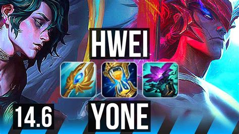 Hwei Vs Yone Mid Comeback 10 2 12 300 Games Kr Challenger 14