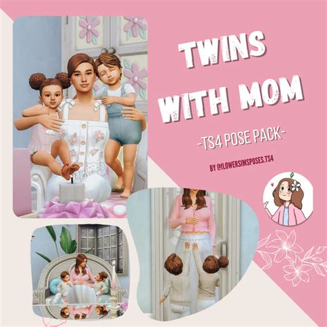 Twins With Mom Pose Pack Ts4 Artofit