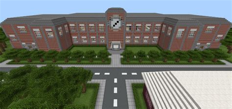 School and Town [Creation] | Minecraft PE Maps