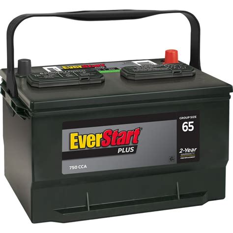 Everstart Plus Lead Acid Automotive Battery Group Size 65 60 Off