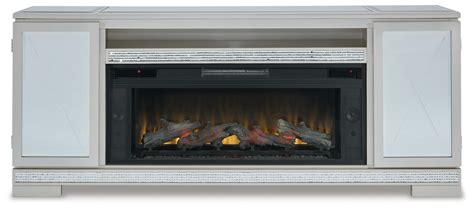 Flamory 72 TV Stand With Electric Fireplace Holbrooks Clearance Center