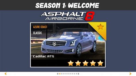 SEASON 1 WELCOME CADILLAC ATS CLASSIC AZURE COAST ASPHALT 8