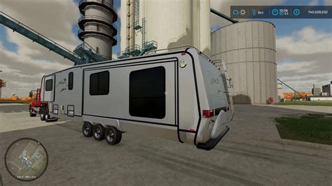 Custom 5th Wheel Camper V1 0 Fs22 Mod Farming Simulator 22 Mod