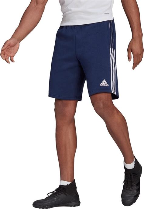 Adidas Tiro 21 Sportbroek Maat M Mannen Donkerblauw Wit Bol