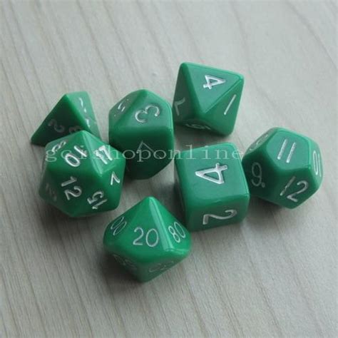 Set of 7 sided die D4 D6 D8 D10 D12 D20 Bag DUNGEONS & DRAGONS D&D RPG ...