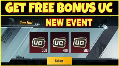 Get Free Bonus Uc In Pubg Uc Station New Event Youtube