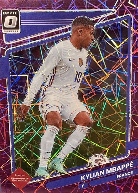 Kylian Mbappe 2021 Donruss 60 Optic Purple Velocity 99 Price Guide