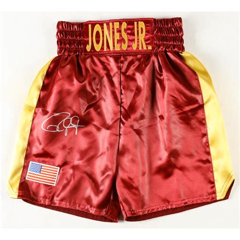 Roy Jones Jr Signed Boxing Trunks Beckett Pristine Auction