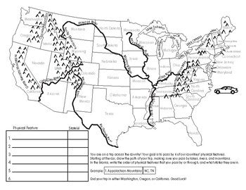 Us Physical Map Rivers