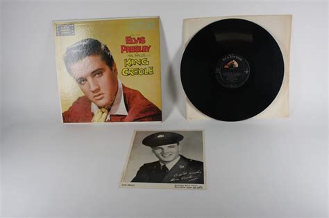 Popsike Elvis Presley King Creole Vinyl Record Album With Photo