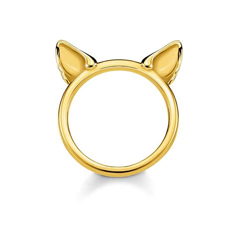 Anillo orejas de gato oro Thomas Sabo TR2260 413 Joyería Fuentefría