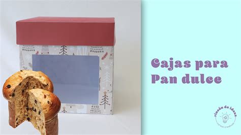 Caja Para Pan Dulce Navidad Youtube