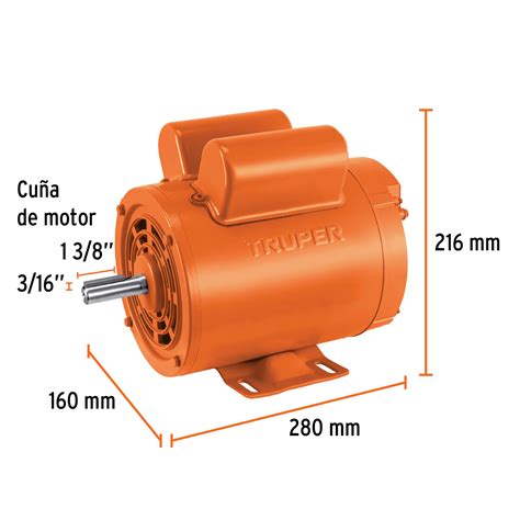 Ficha Tecnica Motor El Ctrico Monof Sico De Hp Baja Velocidad Truper