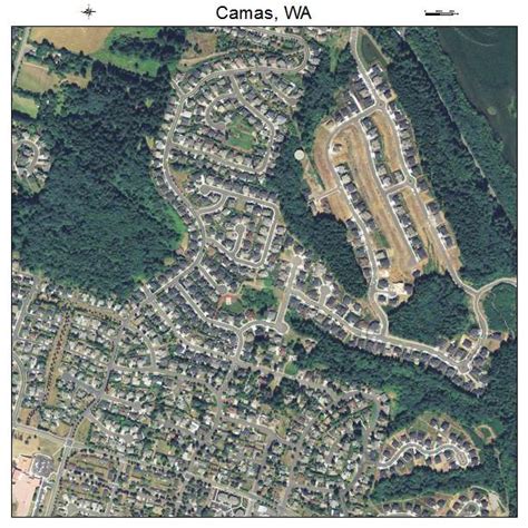 Aerial Photography Map of Camas, WA Washington