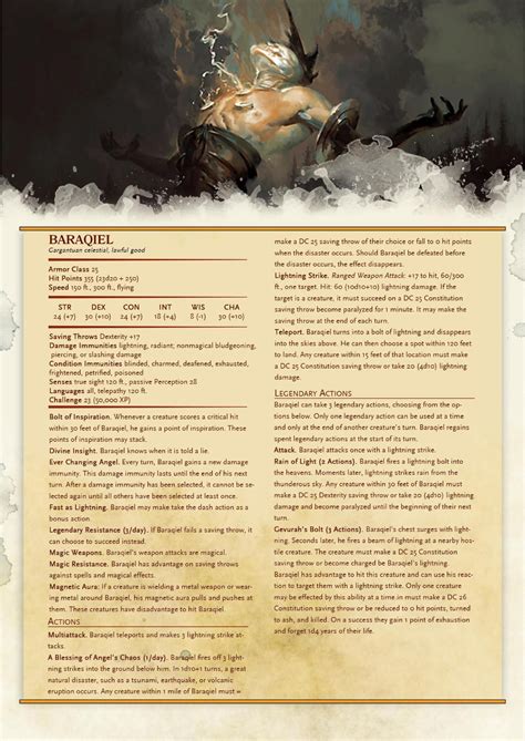 Dnd 5e Homebrew — ”compendium Of Angels” Excerpt Part 1 Heavenly