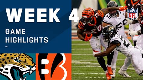 Jaguars Vs Bengals Week 4 Highlights NFL 2020 YouTube