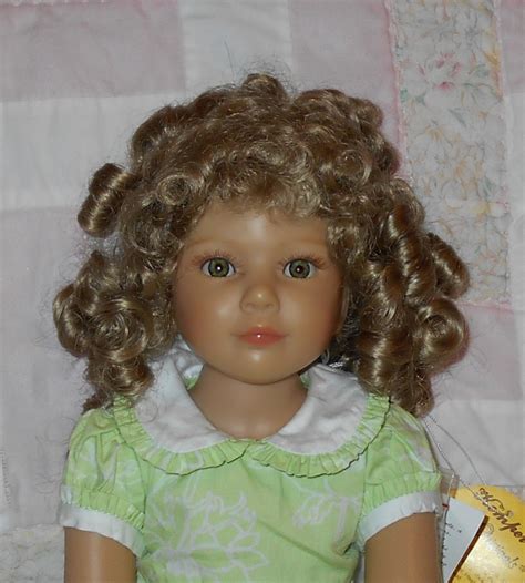 Kemper SHANNON Doll Wig SZ 10 11 BLONDE Full Head Ringlets Curly