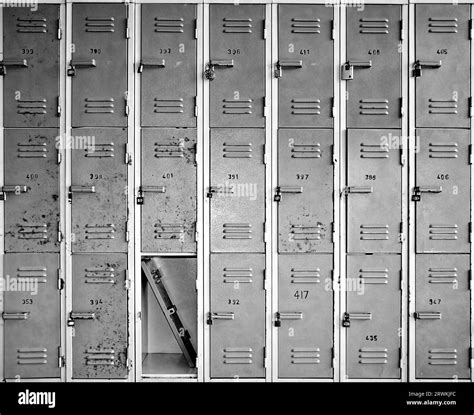 Individual Conceptual View Of Lockers Stock Photo Alamy