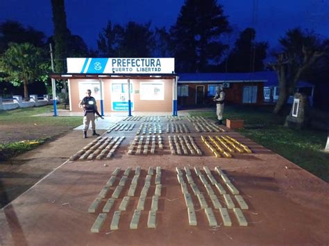 Prefectura Secuestr M S De Kilos De Marihuana En Puerto Libertad