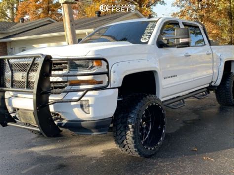 2018 Chevrolet Silverado 1500 With 22x14 76 Tis 544bm And 33145r22