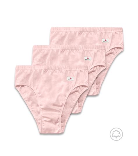 Bikini de algodón Sweet Cotton con Elástico Recubierto en Cintura Pack x3 Negro BOSTON Ropa