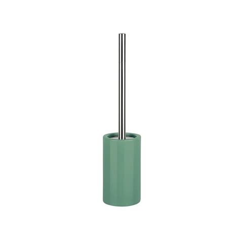 Brosse Wc avec support Céramique TUBE Vert Mousse Spirella