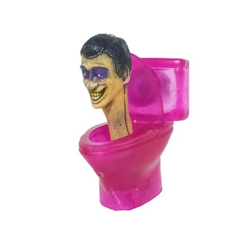 Skibidi Toilet Purple Figure Toy Wc Taza De Ba O Terror Etsy Portugal