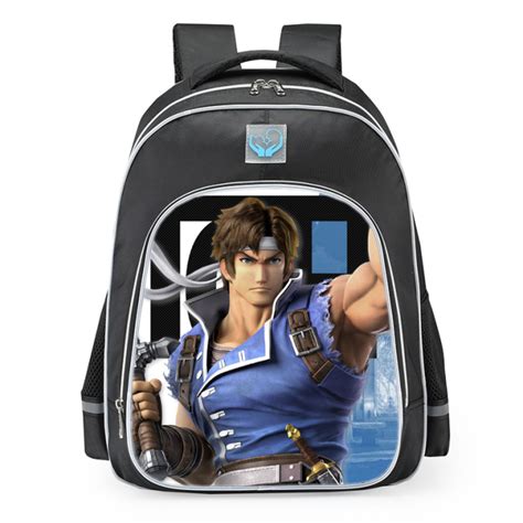 Super Smash Bros Ultimate Richter School Backpack Shirt Chic