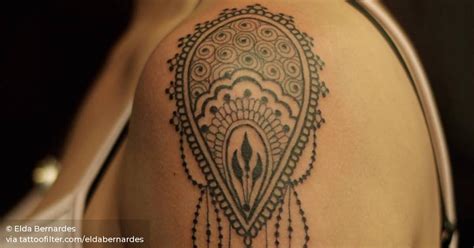 Henna Inspired Shoulder Tattoo