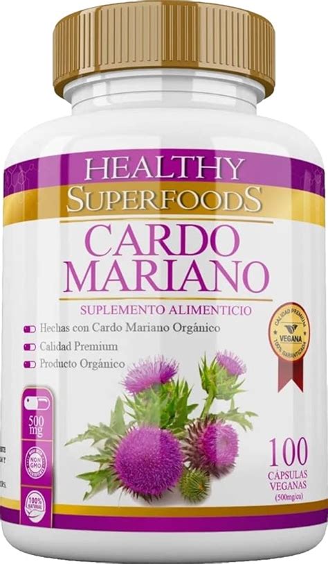 Cardo Mariano Concentrado Premium Capsulas Mg Amazon Mx