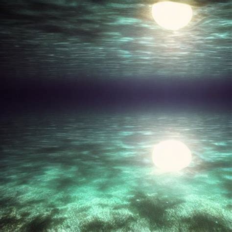 Stabilityai Stable Diffusion Moonlight In A Room Underwater