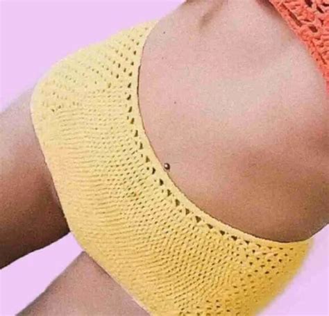 Marilyn High Waist Bikini Bottom Crochet Pattern The Knotty Lace