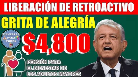 LO ACABAN DE ANUNCIAR LIBERACIÓN DE RETROACTIVO EN JULIO PENSIÓN