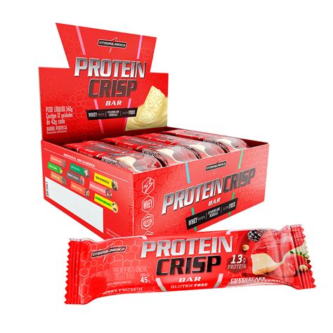 Protein Crisp Bar Barra De Proteína 12 Unidades Integral Médica